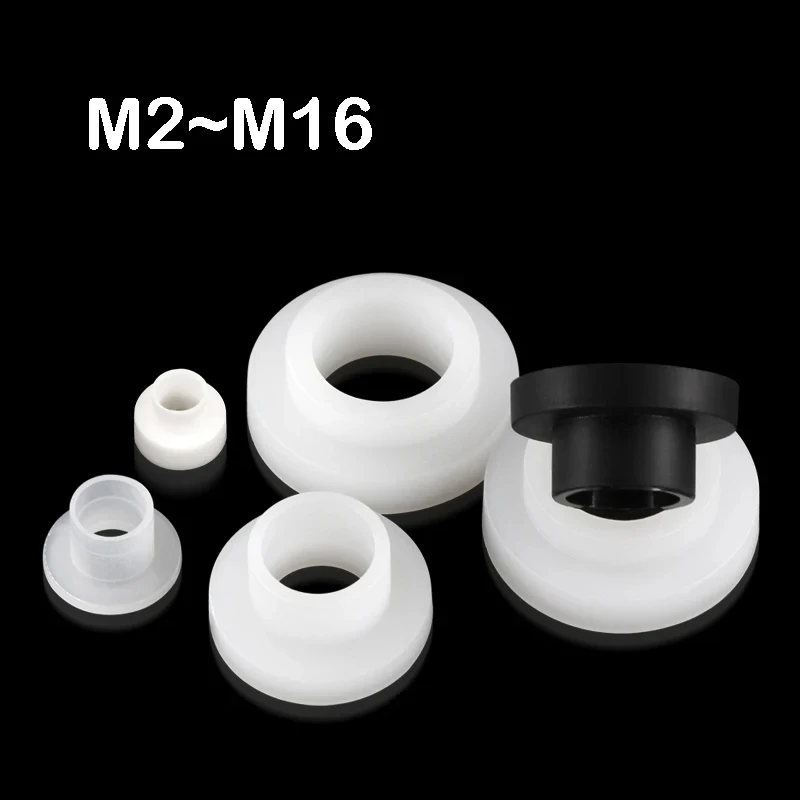 Weiyi 5Pcs~200Pcs T-shaped Nylon Washers M2 M3 M4 M5 M6 M8 M10 M12 M14 M16 Plastic Bushing Insulation Pad Washers
