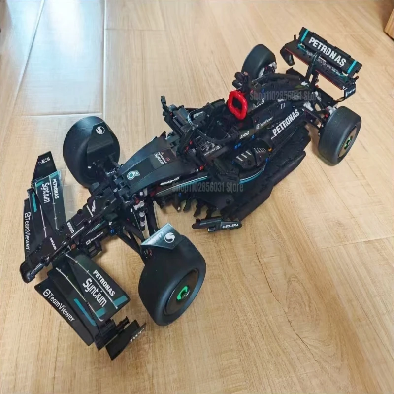 1642Pcs Technical Speed Race Car Building Blocks F1 W14 E Performance Assemble Bricks Vehicle Toys Gifts For Adult Boy