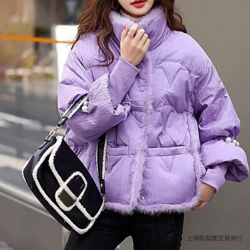 Women Jacket Light Luxury Short Lightweight Down Jacket 2024 Winter Coat Female Vacation Party Korean Style New Outerwears