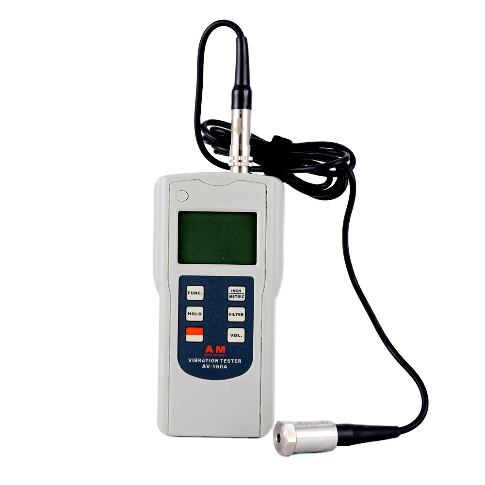 

Portable vibration meter instrument units of measurement sensor