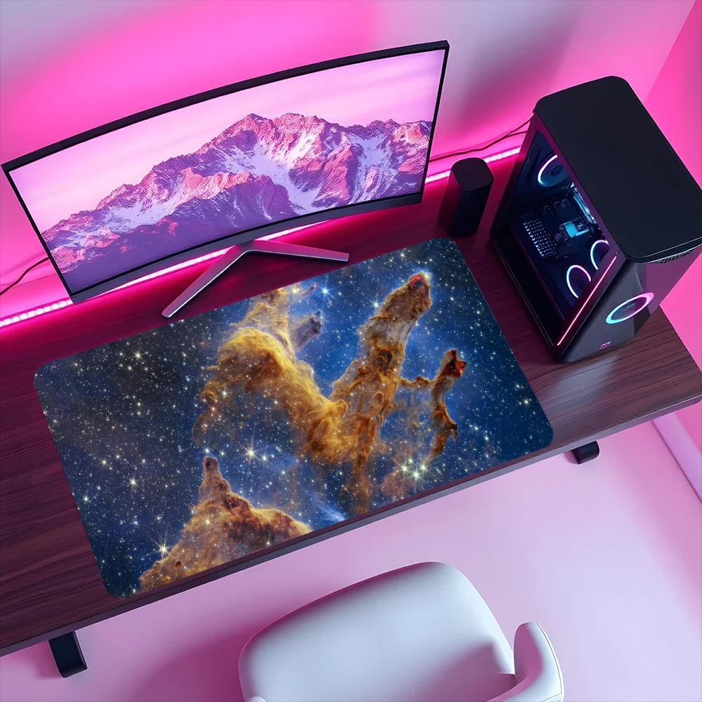 갤럭시 성운 우주 마우스 패드 미끄럼 방지 두꺼운 대형 - Gaming Accessories On Sale 리뷰 및 가격