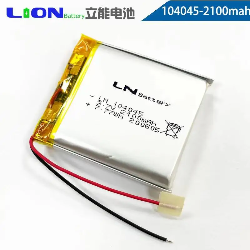 buy more will cheap  104040 3.7V 2000mAh emergency power supply cosmetic mirror lithium ion battery factory product a new