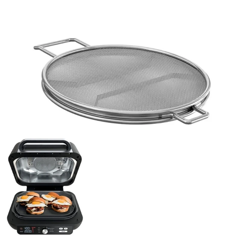 Oil Splatter Screen Frying Pan Mesh Guard Kitchen Cooking Tools Multi-purpose Suitable for IG651 IG601 Barbecue Machine