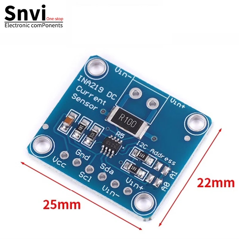 INA219 I2C Zero Drift Bi-directional Current Power Supply Sensor Breakout Monitoring Module