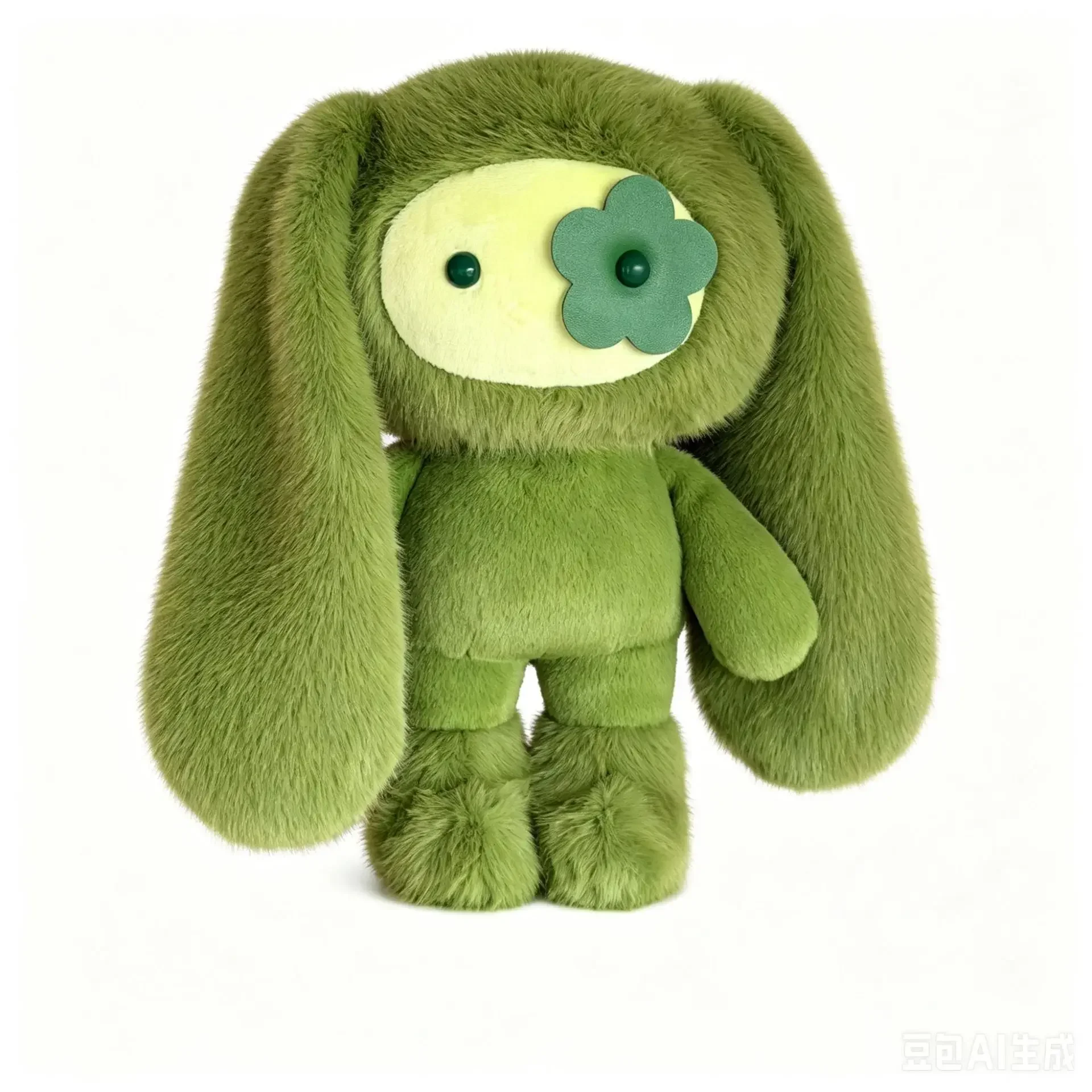 Niedlicher Juju-Kaninchen-Plüsch-Schlüsselanhänger, Blumenauge-Häschen, Stoffpuppe, Kawaii Langohren-Tierchen, Taschenanhänger, Autoschlüsselanhänger, Spielzeug, Geschenk für Mädchen – Detail 12