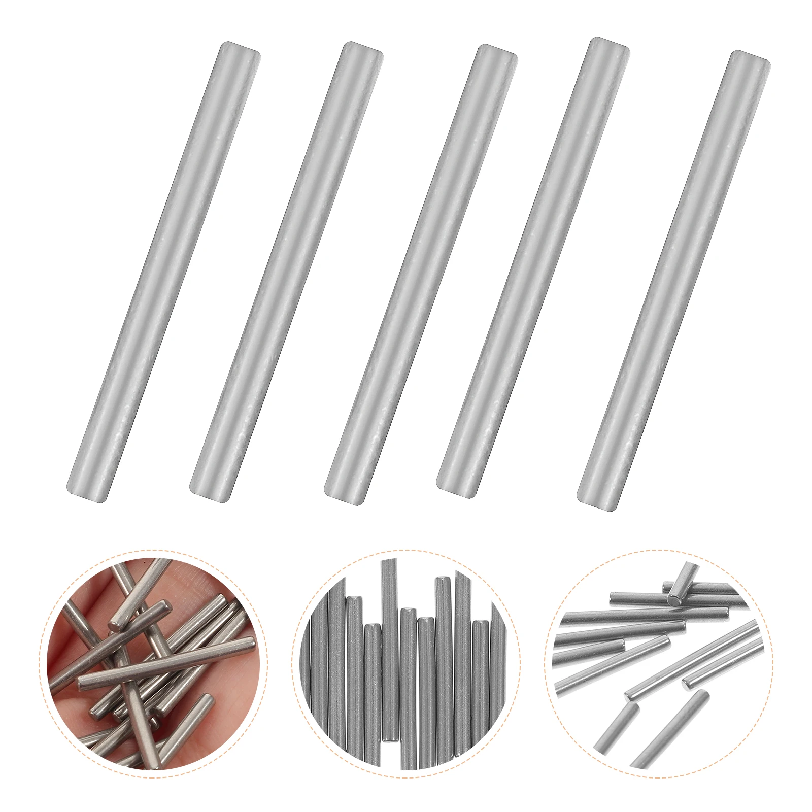 

200Pcs Dowel Pin Stainless Steel Shelf Support Fastener 22mm Furniture Accessory for Cabinet Partition Join Components