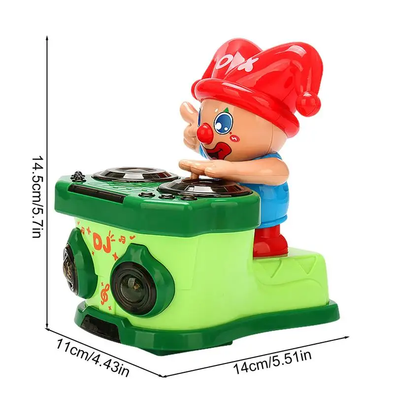 Tafel Clown Speelgoed Batterij Aangedreven Muzikale Clown Dansen Swing Speelgoed Clown Beeldje Educatief Vroeg Leren Verbeteren Motoriek