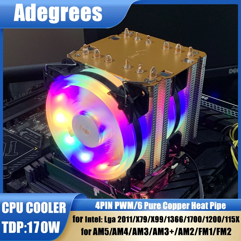 6 Heatpipes Rgb Cpu… - image