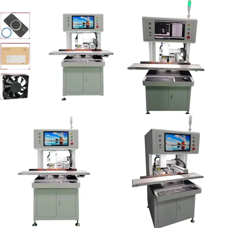 New Automatic High Accuracy CCD Vision Inspection Positioning Flat Labeling Machine for USB Flash Drive Electronic Component