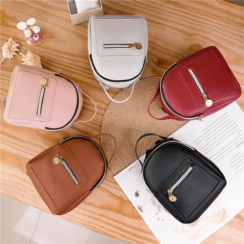 

Mini Women's Backpacks 2024 Trend Female Bag Small School Bags White Rucksack For Teen Girls Fashion Casual Backpack