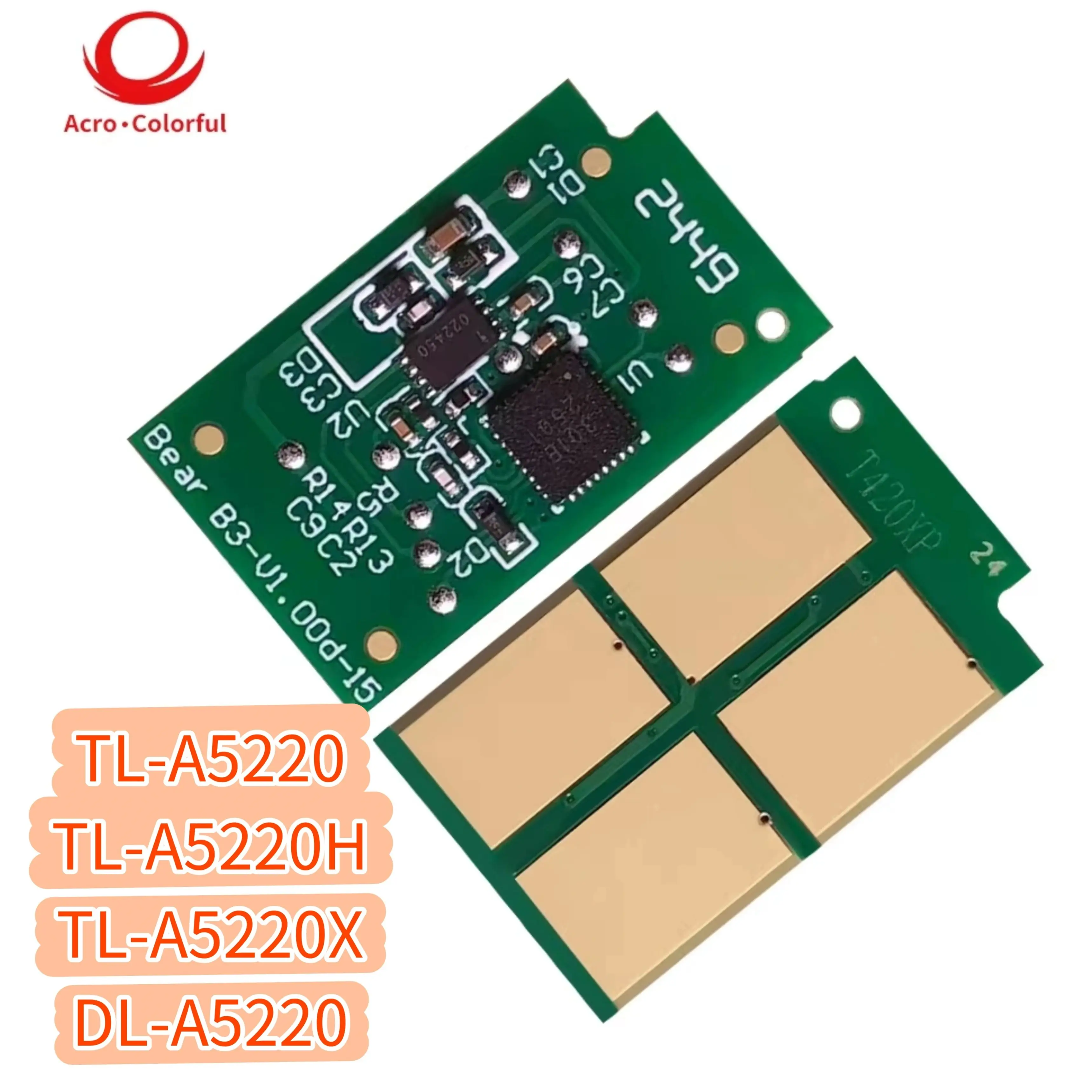 

EUR TL-A5220 TL-A5220H TL-A5220X Toner Chip for Pantum BP5200DN Reset BP5200DW BM5220ADW BM5220ADN DL-A5220 Drum Cartridge Chip