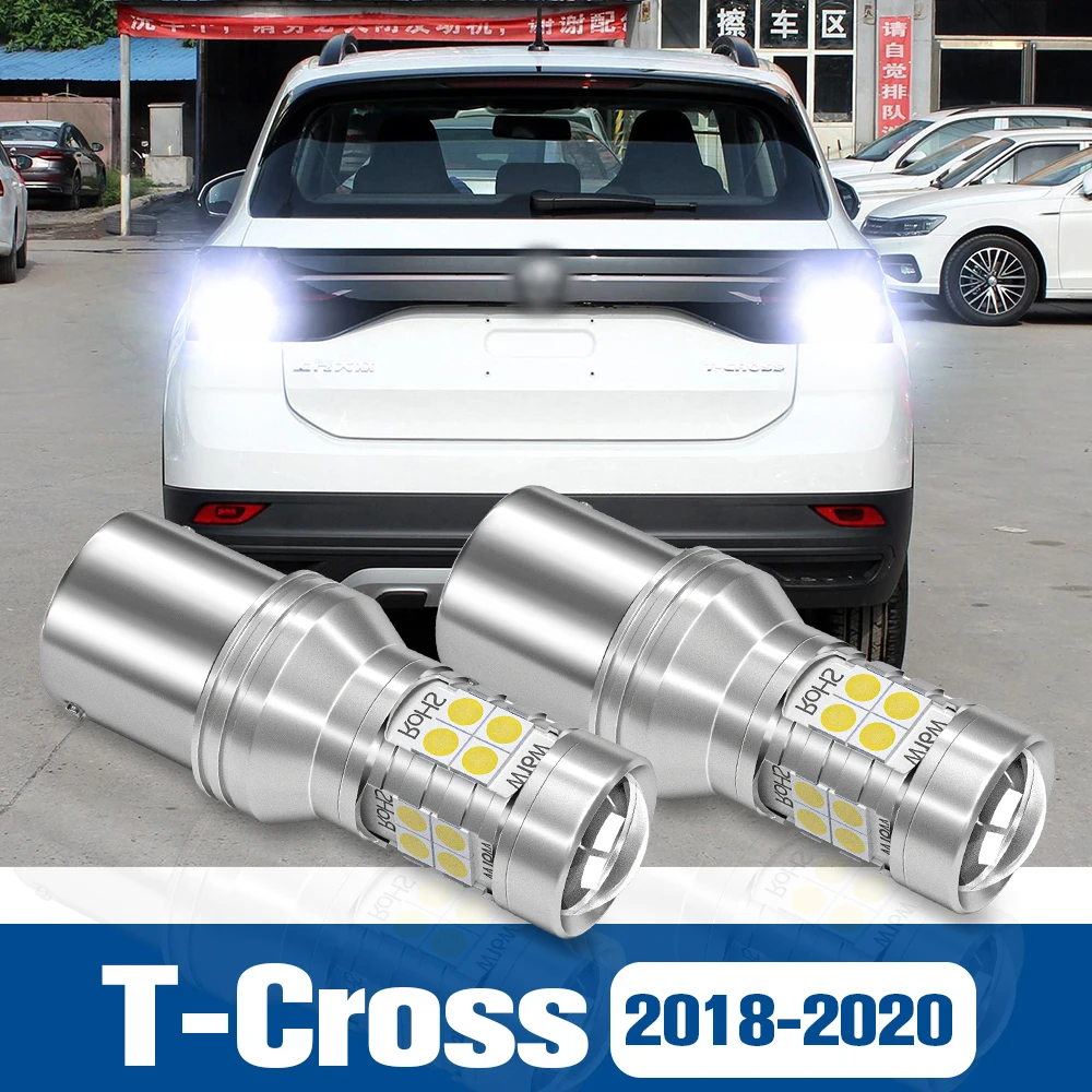 

2pcs LED Reverse Light Back up Lamp Accessories Canbus For VW T-Cross 2018 2019 2020