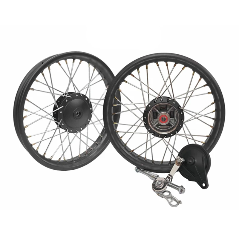Modified Wheel Rim With Brakes for Motorcycle for Honda Jialing Lifan Suzuki Loncin Dayang KTM Hero Dayun 1.40/1.60 18 Inch Rims