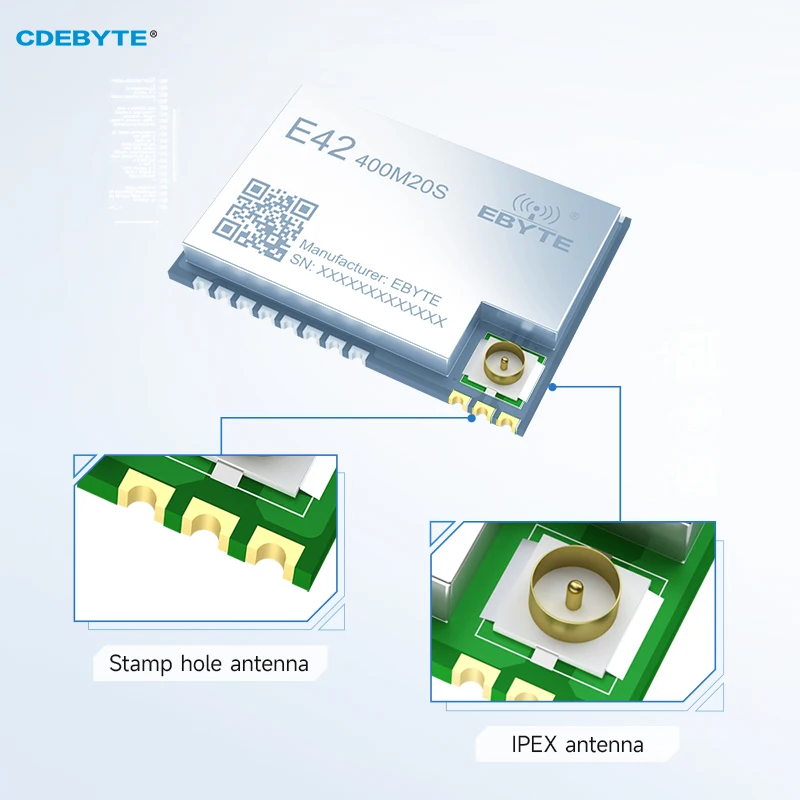 Wireless Module 433/470MHz CDEBYTE E42-400M20S 20dBm 2.5KM RF Transceiver Remote Control Low Power Consumption