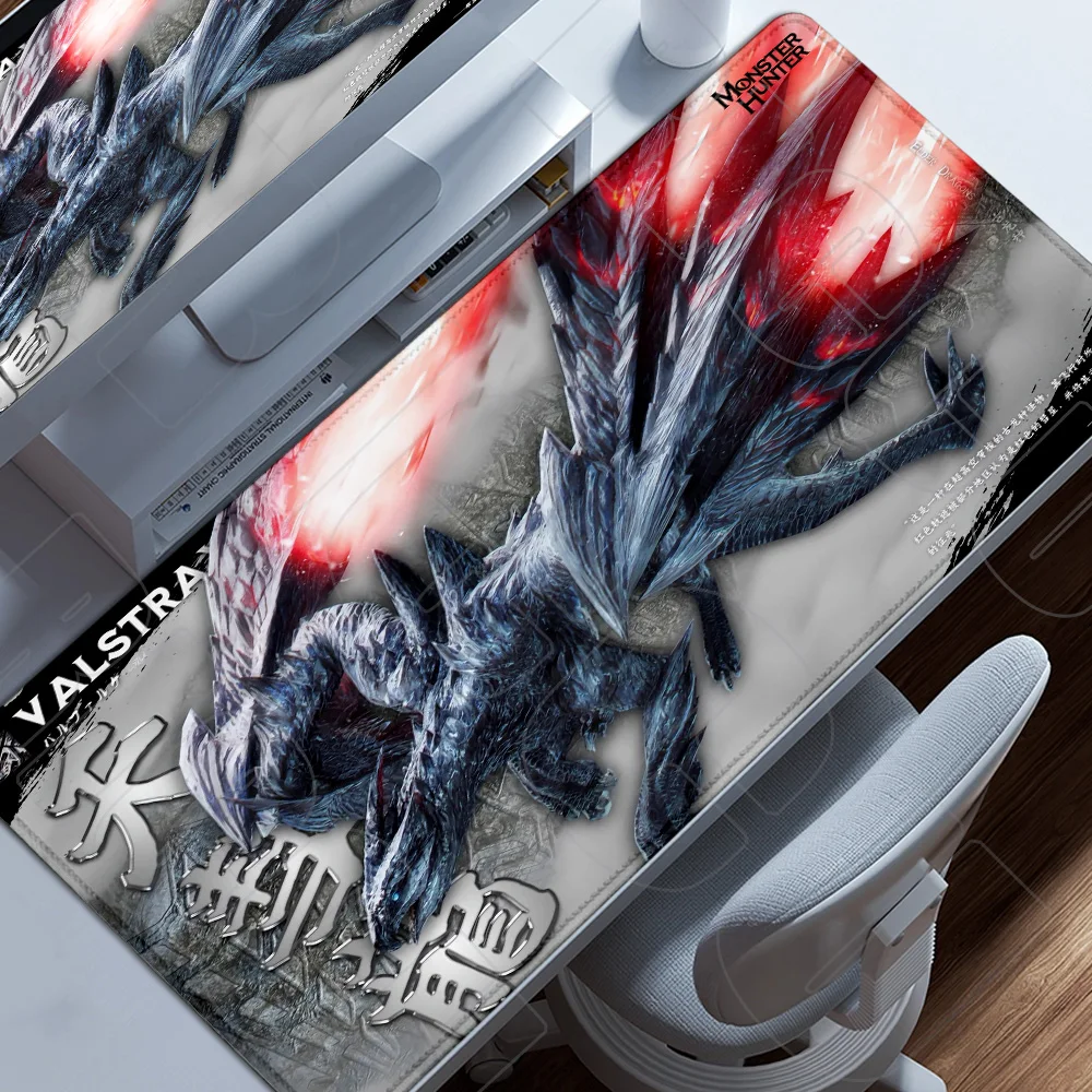 

400X900mm Mouse Pads Game Monster Hunter Mouse Pad Office Computer Gaming PC accessories Edge Natural Rubber Keyboard Desk Mat
