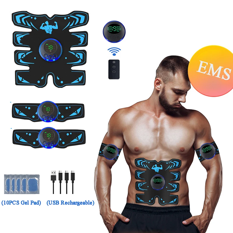 

EMS Muscle Stimulator Smart Electric Fitness Abdominal Training Weight Loss Stickers Muscle Relax Body Slimming Shaping Massager