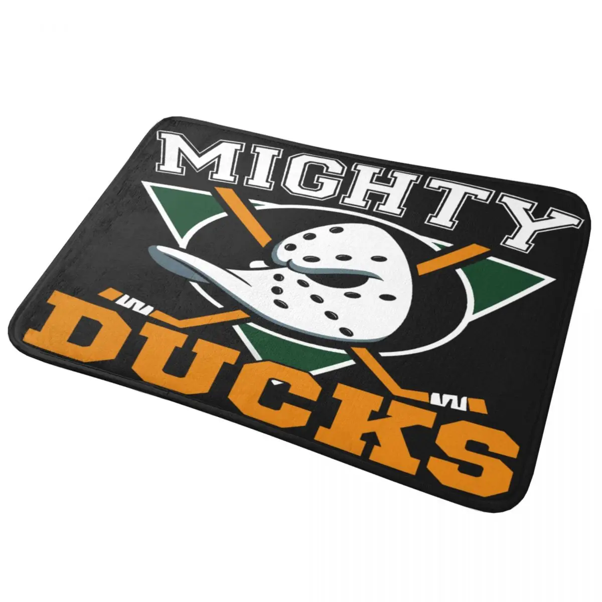 Mighty Hockey Duck Carpet Decor, Mighty Of Love, Home Room Crawl Tappeto, Soggiorno, Area camera da letto, Tappetino antiscivolo