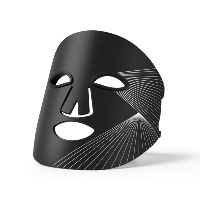 Handheld Wearable Silicone LED Facial Mask Multi‑Color Red Infrared Light Heating Beauty Skin Care Instrument