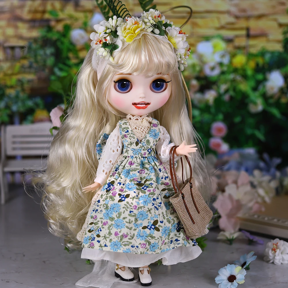 

Кукла ICY DBS Blyth, 30 см, белая кожа, кудрявые волосы, матовая кожа лица, различные стили обнаженных кукол и другие варианты, подходят для подарка.
