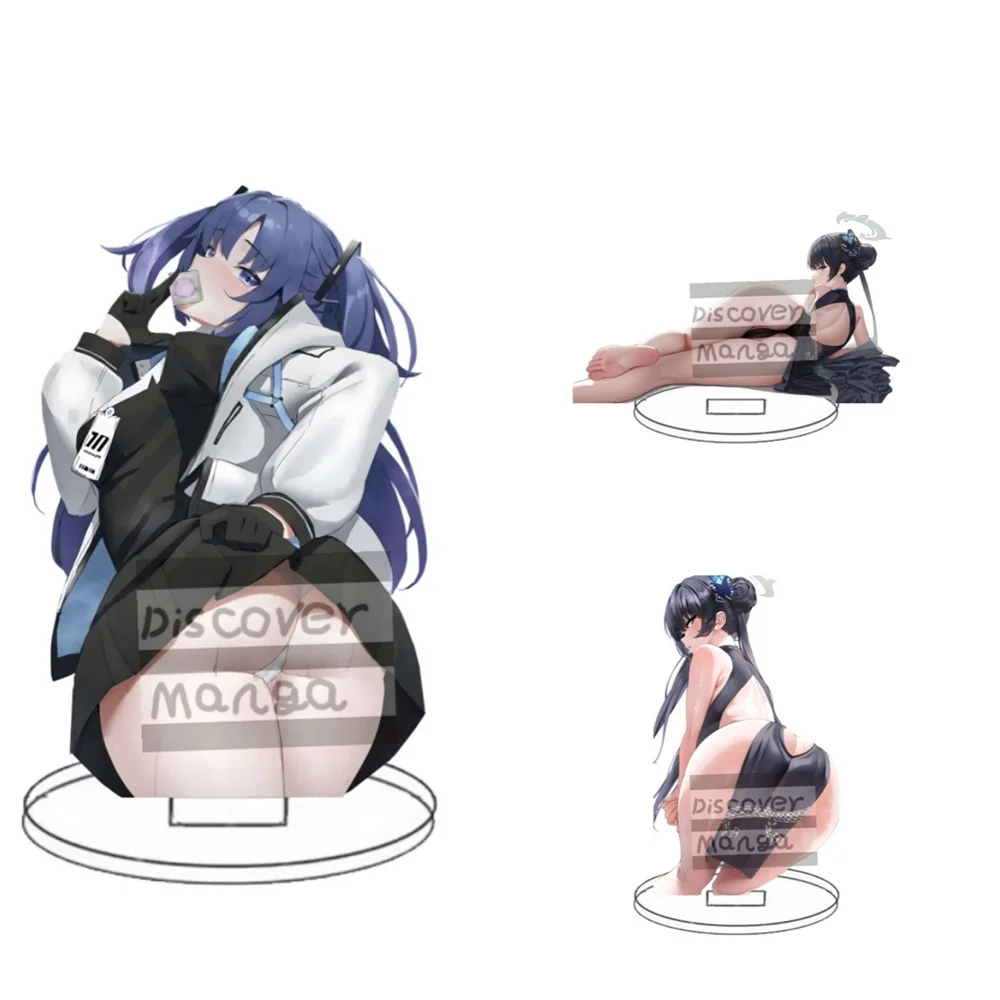 

15CM Charm Anime sexy Blue Archive Acrylic Stand Model Cosplay Characters Ornament Accessories Good Collection Gifts