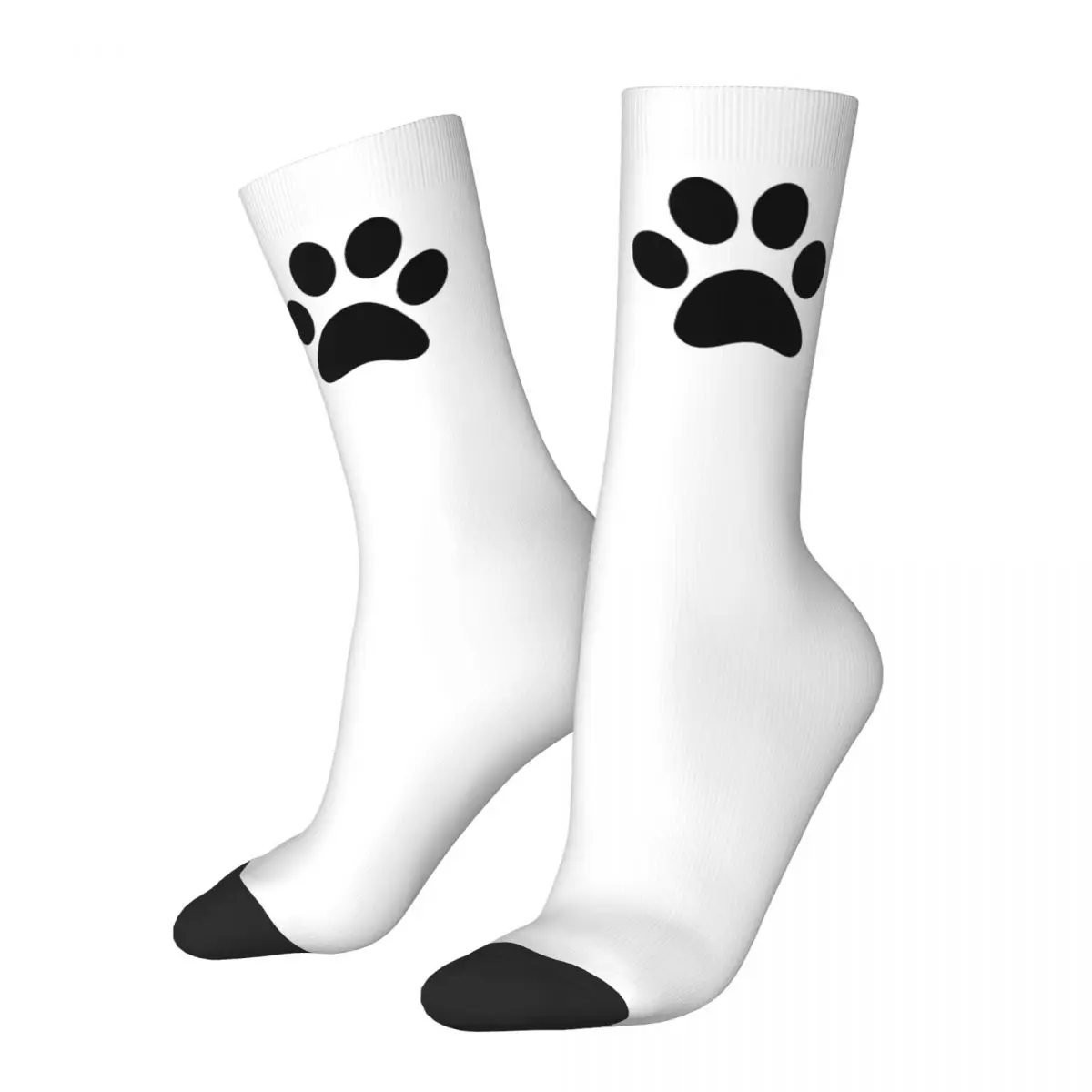 Dog Paw Socks Male Mens Women Autumn Stockings Polyester