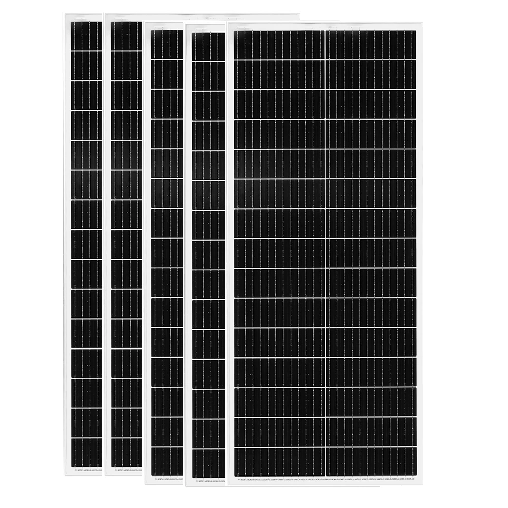 

Single Glass solar panel power 100W Size 44.33 x 18.03 in,1pcs -10 pcs 200W 300w 400W 500W - 1000W for Caravan Camper Boat Roof