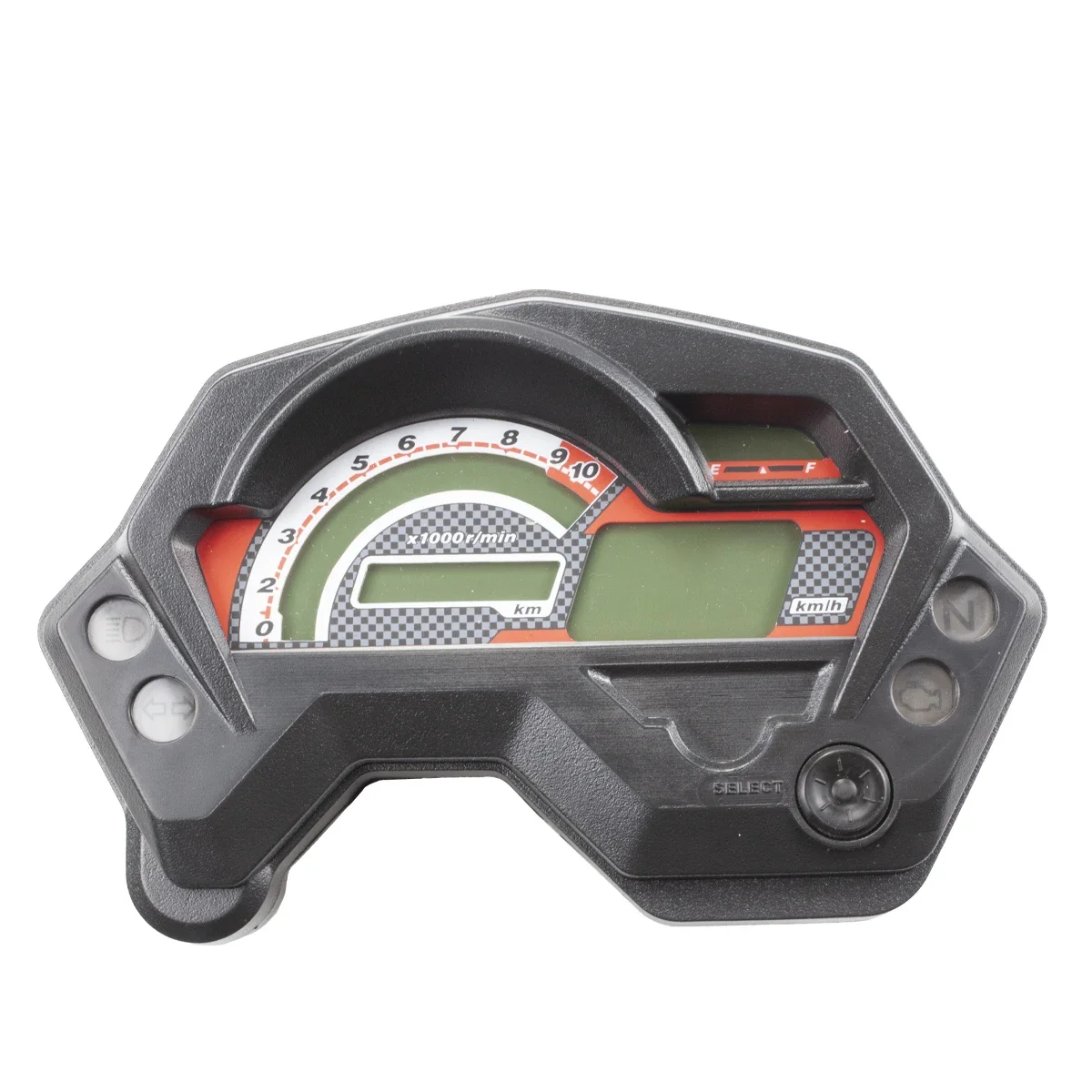 Motorcycle Meter Speedometer Digital Tachometer Dash Board Dashboard Rpm Gauge Tach LCD Display for Yamaha FZ16 FZ 16 