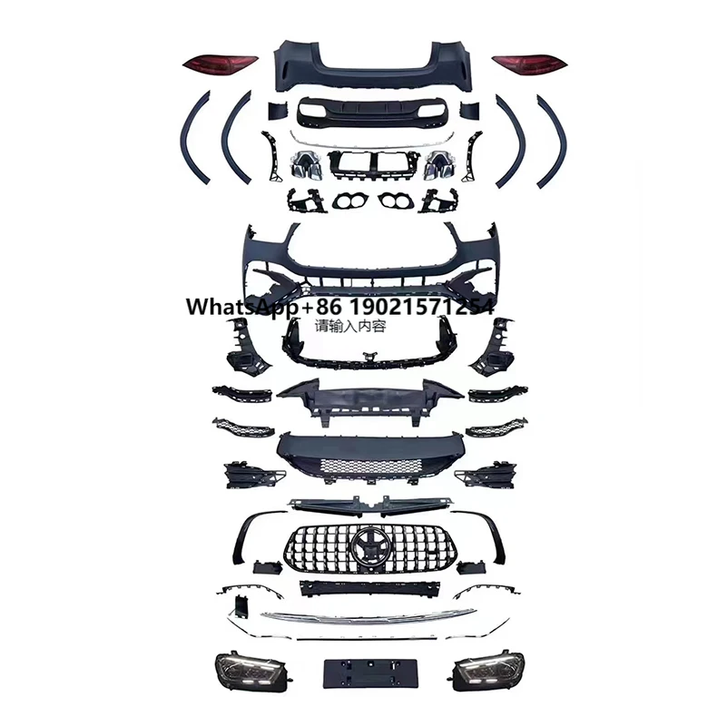 Auto Bumper Front Lip Rear Diffuser Side Skirt Body Kit for  Car Bumper Grill Accessories Tuning Car Bumper Bodykit