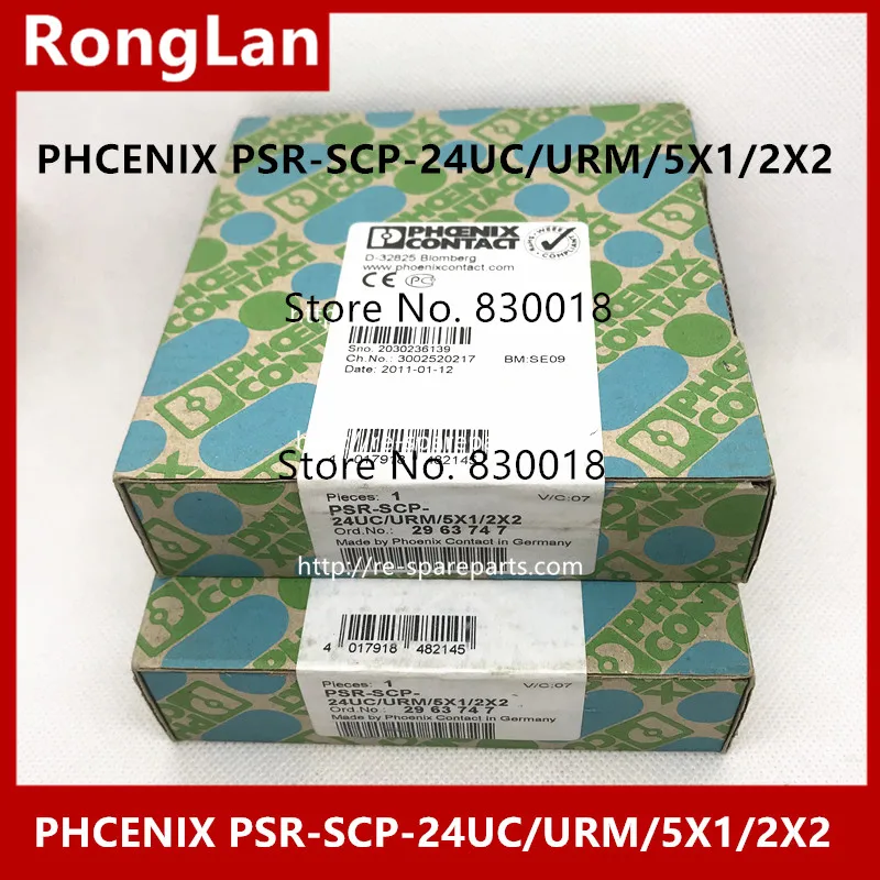 New PHCENIX CONTACT relay PSR-SCP-24UC/URM/5X1/2X2  spot