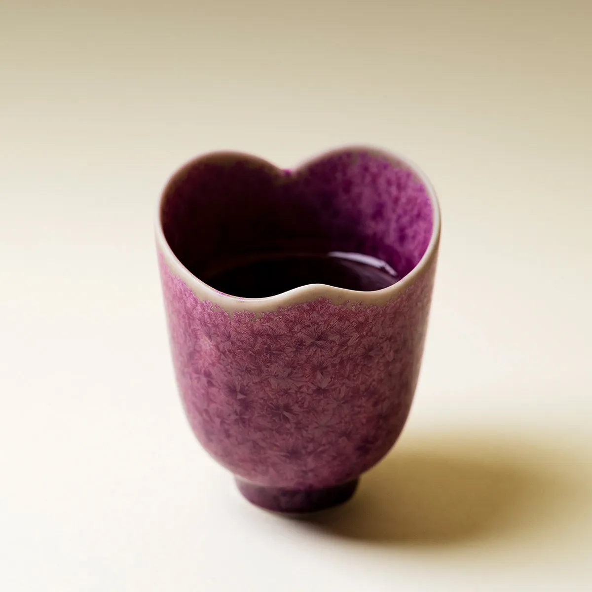 Kiln Transformation Ice Crystal Glaze Purple Ceramic Master Tea Cup Personal Household Kung Fu Tasting Teacup Teaware Gift