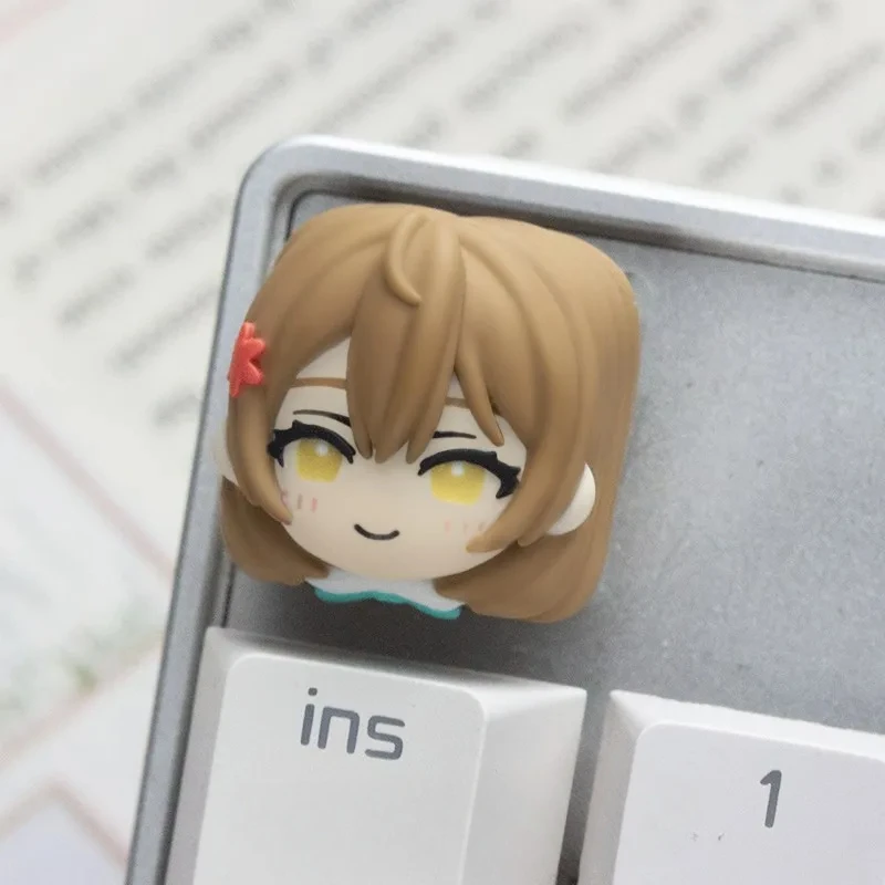 Alya Sometimes Hides Her Feelings in Russian~ Series Keycap Resin Handmade Alisa/Yuki Suou Cartoon Characters Keyboard Keycap