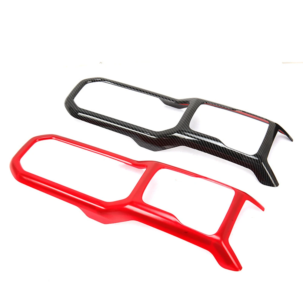 

18 19, 20, новый JL Wrangler JL, модифицированный узор из углеродного волокна, красный центральный подлокотник, украшение панели переключения передач