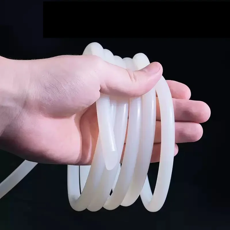 Hochtemperaturbeständige, wasserdichte Silikon-Dichtungsstreifen, O-Ring-Dichtungen, 1-25 mm Durchmesser, 1M/2M Länge – Detail 5