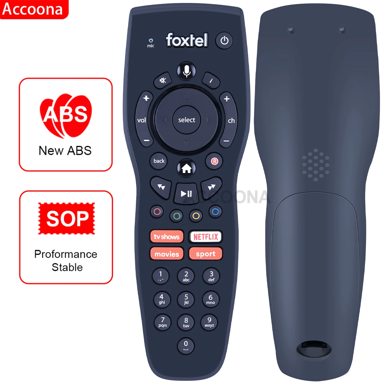 

Voice Remote Control for Foxtel TV RC4163801/01BR 35511