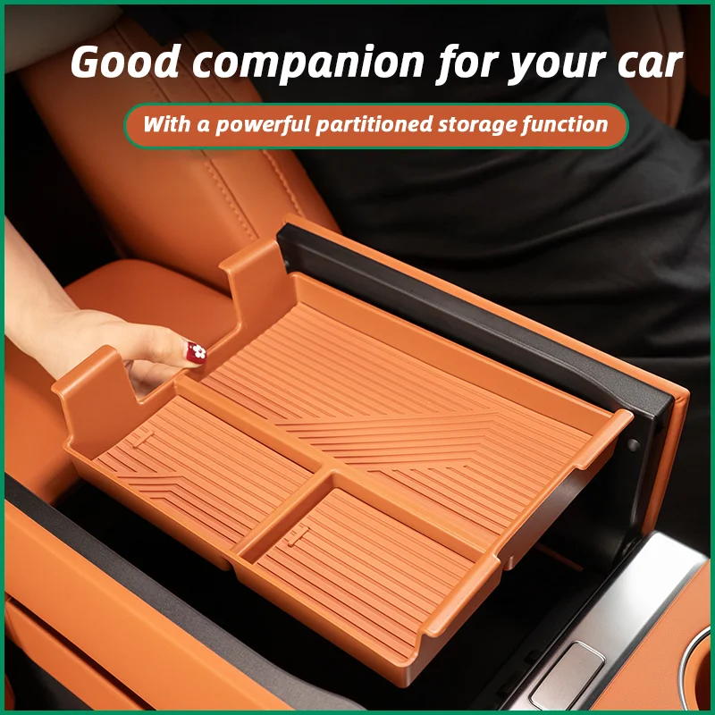 Armrest Box Organizer  For LixiangL6/L7 2024Under Center Console For Li Auto Armrest Tray Sorting Box Car Assessory Modification