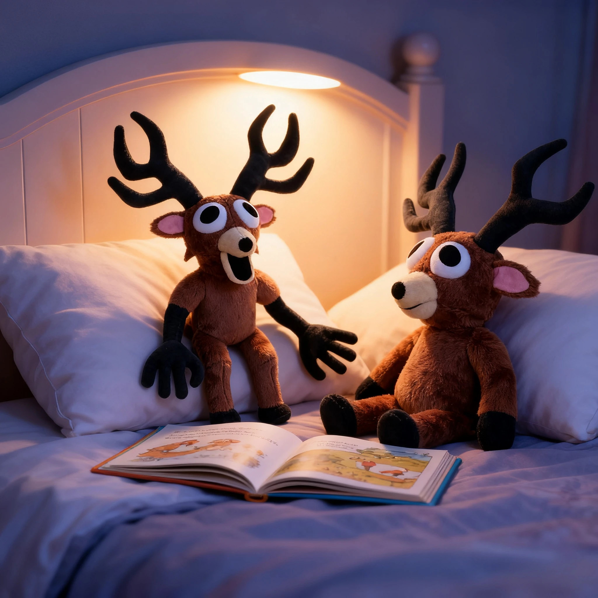 HEIßER 9 9 Nächte Im Wald Hirsch Plüsch Spielzeug Film Kuscheltiere Hirsch Spielzeug Fans Geburtstag Geschenke Spielzeug für Kinder Halloween Geschenke