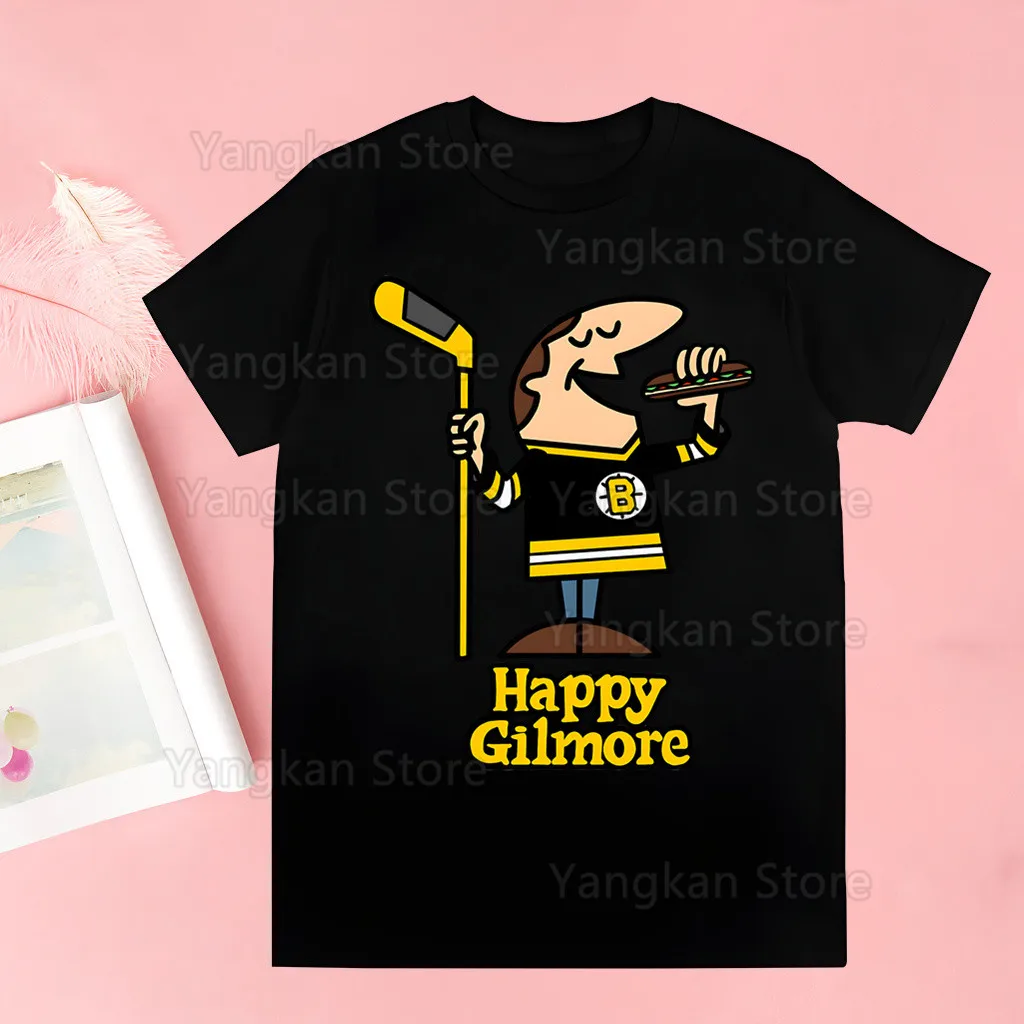 

Футболка Happy Gilmore Harajuku, женская футболка с надписью, забавная женская футболка для отдыха, повседневная модная эстетичная футболка