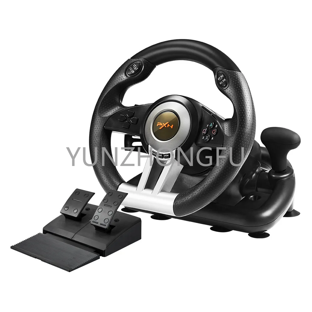 Computer Game Aiming Wheel Compatible with Ps/Switch/Xboxone Leichi Steering Wheel PXN-V3PRO