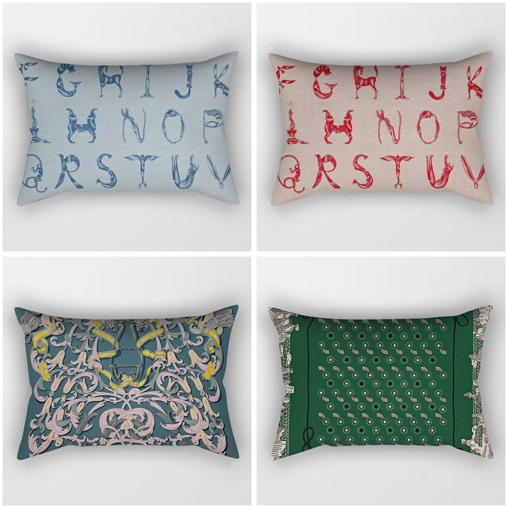 Dekoracyjne poszewka na poduszkę do domu dla poszewka na poduszkę nordic 40x60cm car30 * 50cm 40*60cm 30x50cm boho marokański nadruk konia