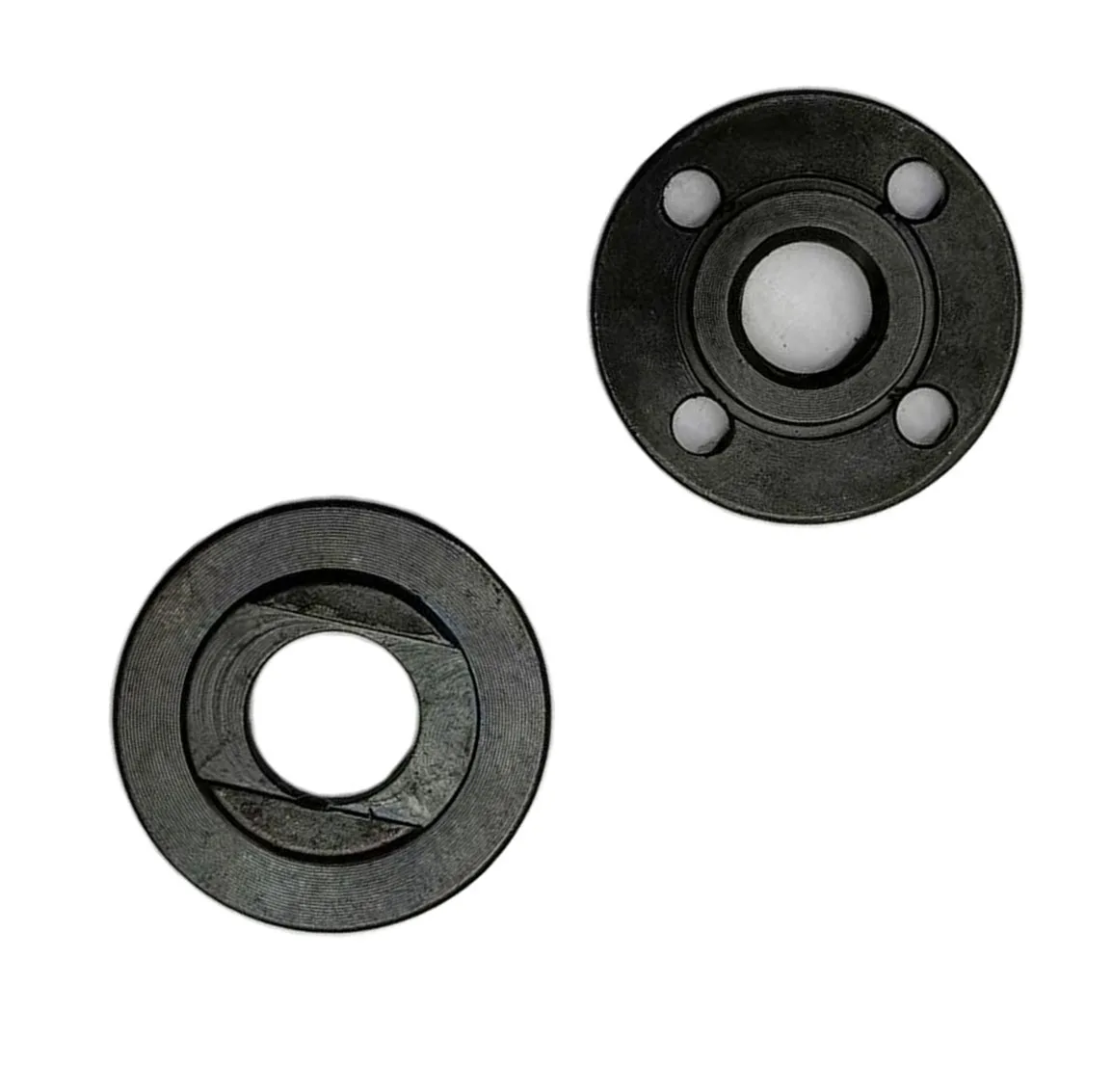 2PCS 40mm Metal Pressure Plate Inner Outer Flange Nut For 125 Type Angle Grinder Cutting Grinding Tool Accessories Black