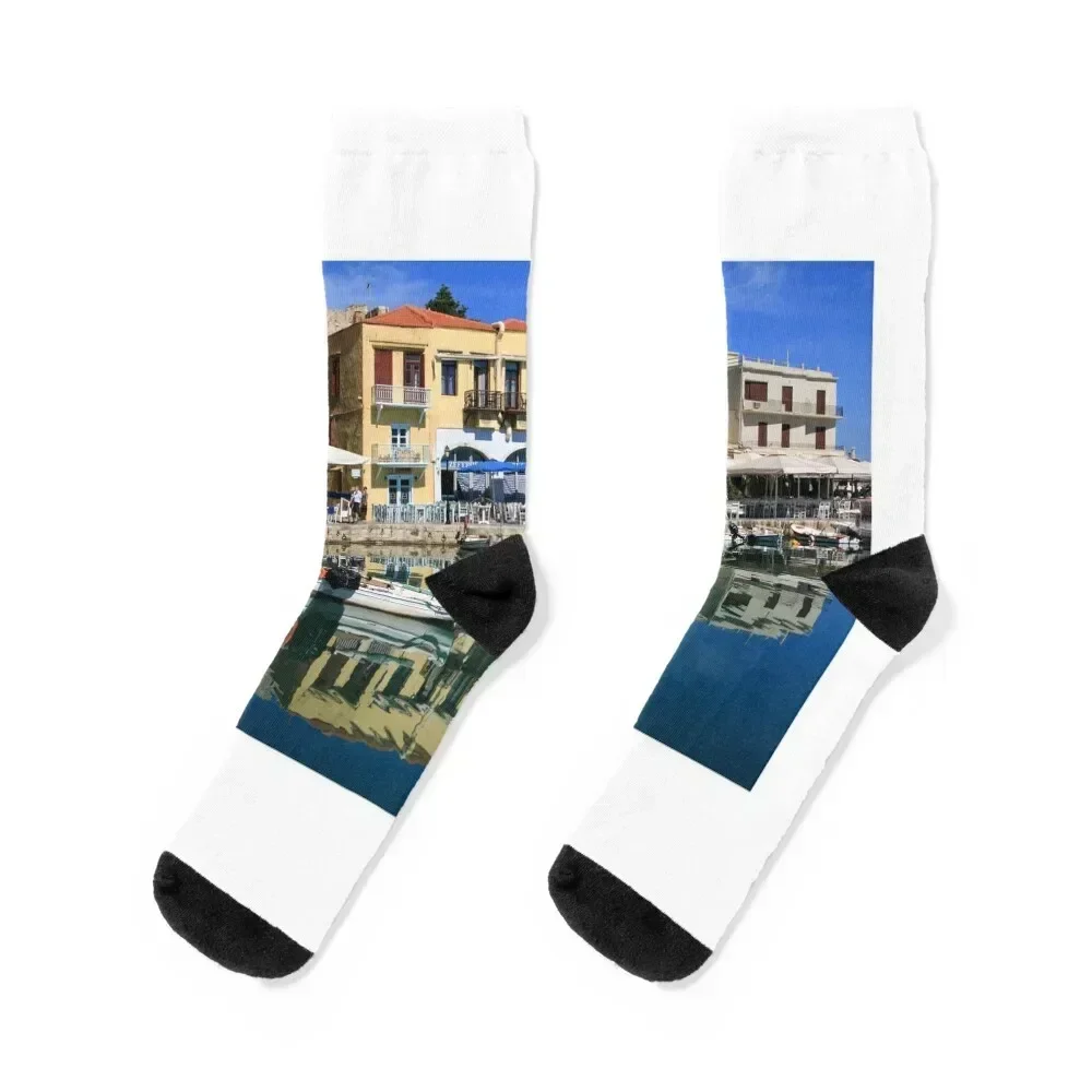 

Rethymnon in Crete Socks kids christmas stocking Women's Socks Men's