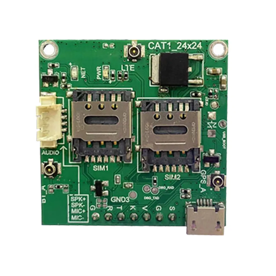 Imagem -02 - Cat com Módulo Gps Gsm Núcleo de Desenvolvimento Board Slot para Cartão Ttl Dual Sim A7670sa-lase A7670sa A7670sa Simcom4g