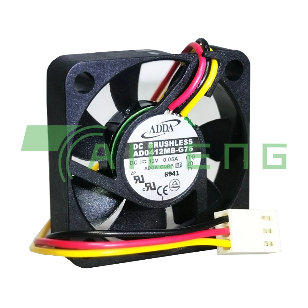 

AD0412MB-G76 4010 4cm 40mm 40X40X10mm Mini Small DC12V 0.08A Cooling Fan