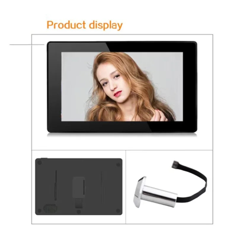 4.3 Polegadas HD Porta Olho Digital Inteligente Campainha TFT Color Door Eye 1MP 145 °   Monitor de câmera de segurança doméstica grande angular