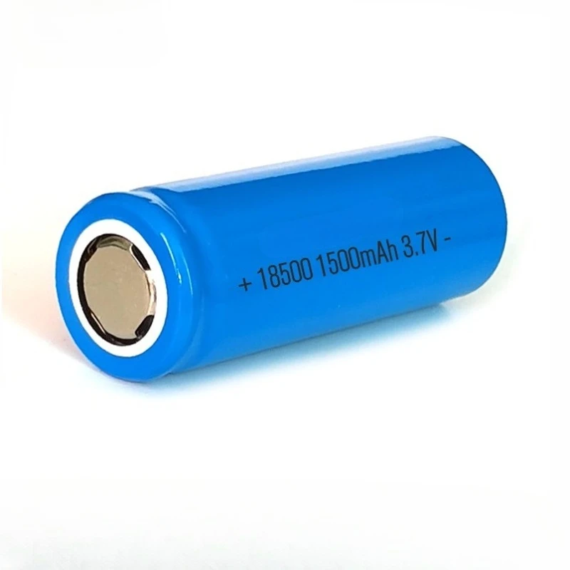 

New 18500 Rechargeable Lithium ion Battery 3.7V 1500mAh, Special Lithium Battery for Strong Light Flashlight Anti Light