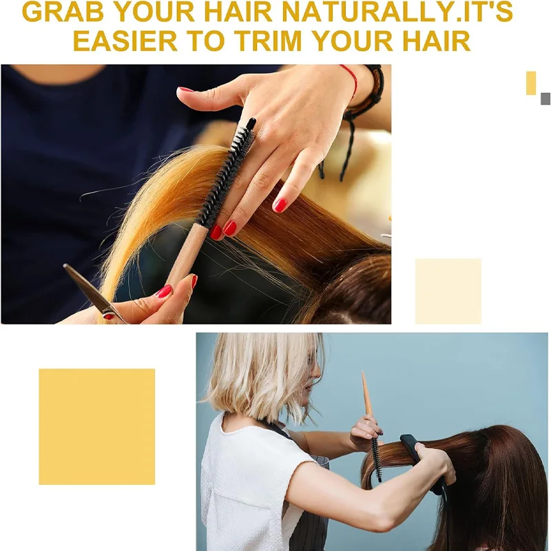 مجموعة فرش شعر احترافية مكونة من 1/2/3 قطع، فرشاة تجعيد دائرية صغيرة لتصفيف الشعر، صالون نفخ جاف لأداة تصفيف الشعر الناعمة #5