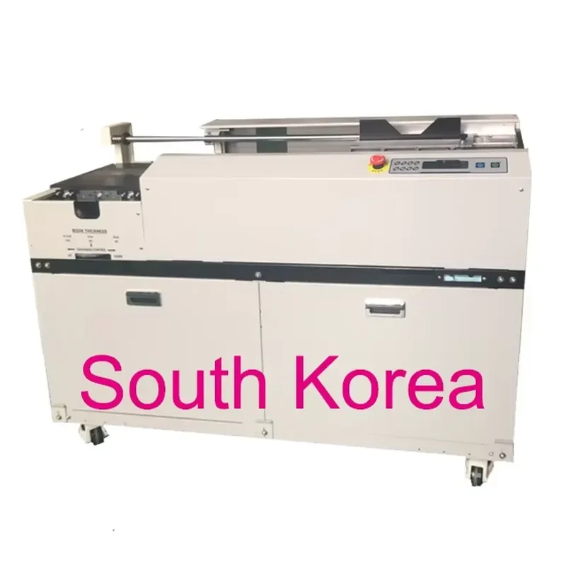 High Speed 3 Glue Roller 50mm 60mm 70mm Thick Book Glue Binder Binding Machine