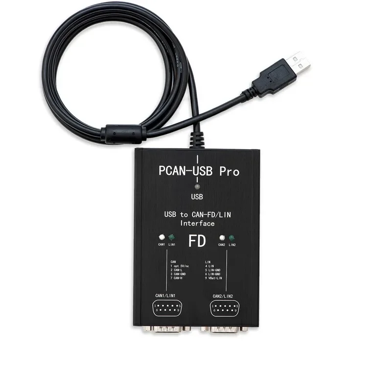 

Hamgeek PCAN-USB Pro PCAN FD PRO 8Mbit/s 12Mbit/s USB to CAN Adapter 2CH CAN FD Compatible with IPEH-004061 for PEAK