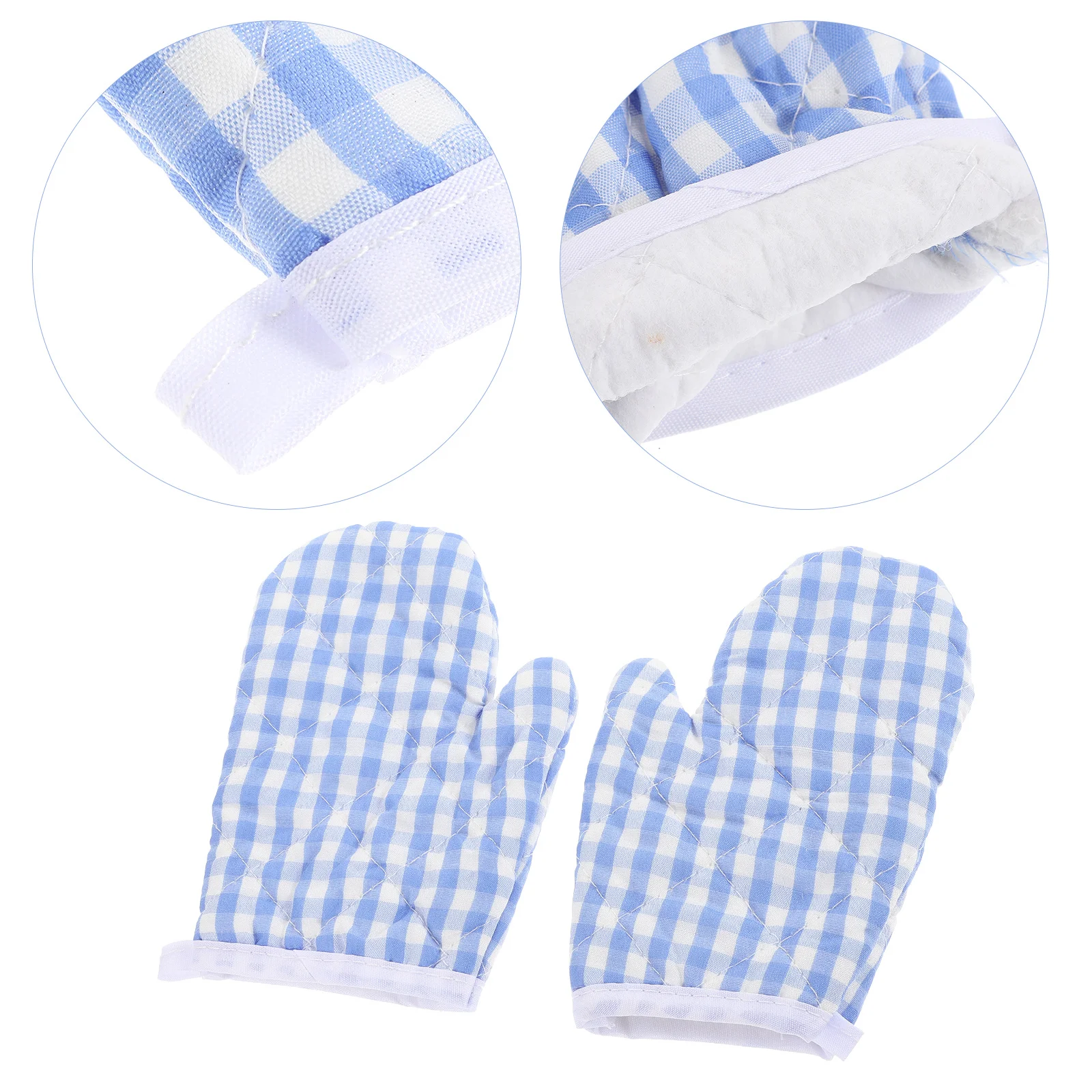 

2 Pcs Oven Mitts Gloves Mittens Microwave Ovens Play Size