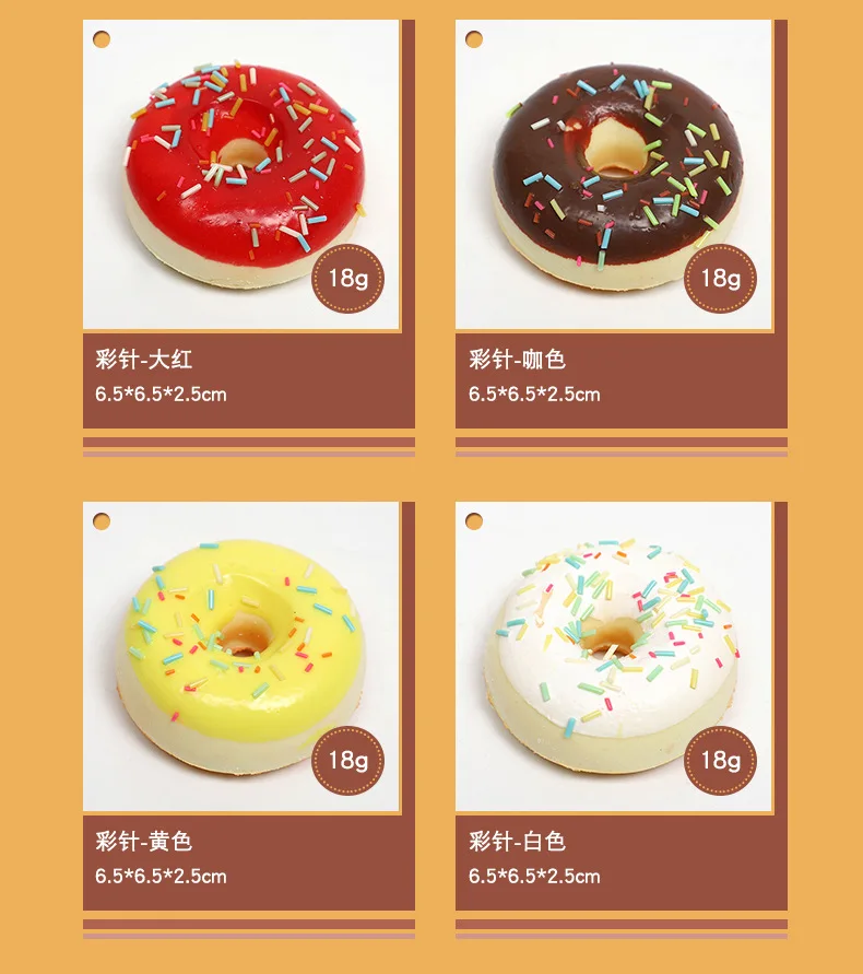 Simulated doughnut slow rebound toy - a toy that can relieve stress and release pressure. Play and Relax Doughnut Toy